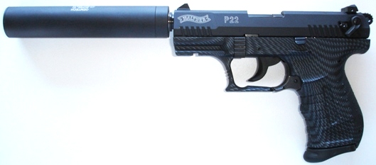 WALTHER P22 WITH OUTBACK II SUPPRESSOR
